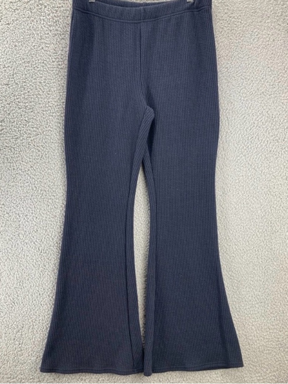 Women’s/Juniors American Eagle Outfitters Ribbed Flare Pants - Navy Blue
